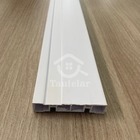 Rodapé De Pvc Branco Neve 7cm Barra De 2 Mt Real Pvc
