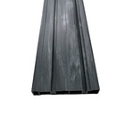 Rodapé De Pvc Cinza 10cm Barra De 2 Metros Real Pvc