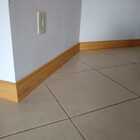 Rodapé De Pvc Cor Cerejeira 10cm Barra De 2,40 Metros Real