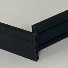 Rodapé De Pvc Cor Preto 10cm Barra De 2,40 Metros Real