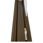 Rodapé De Pvc Mogno 7cm Barra De 2 Metros Real Pvc