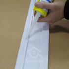 Rodapé De Pvc Nobre 10cm Branco Barra 2,4m Plasbil