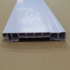 Rodapé De Pvc Nobre 10cm Branco Barra 2,4m Plasbil