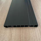 Rodapé De Pvc Preto 15cm Barra De 2 M Real Pvc