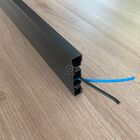 Rodapé De Pvc Preto 7cm Barra De 2 Metros Real Pvc