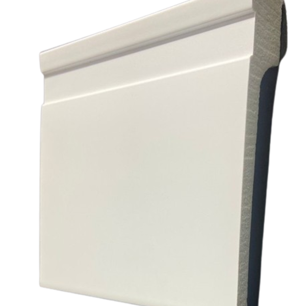 Rodapé De Sobrepor Poliestireno 12cm de Altura Frisado - Form