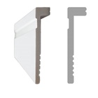 Rodapé de Sobreposição Frisado de Poliestireno 2,5x10x240cm Moldurama