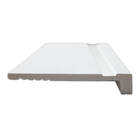 Rodapé de Sobreposição Frisado de Poliestireno 2,5x15x240cm Moldurama