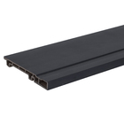 Rodapé de WPC Laca Preto Frisado 1,8x15x240cm Ecovale