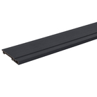 Rodapé de WPC Laca Preto Frisado 1,8x15x240cm Ecovale