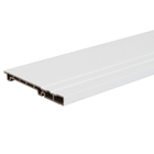 Rodapé de Plástico WPC Laca Branco 2 Frisos 1,8x17,5x240cm Ecovale