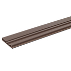 Rodapé de WPC Laca Preto Liso 1,5x10,5x240cm Ecovale