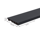 Rodapé de WPC Laca Preto Liso 1,5x10,5x240cm Ecovale