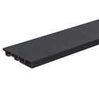 Rodapé de WPC Laca Preto Liso 1,5x10,5x240cm Ecovale