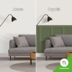 Rodapé E Painel Ripado De Eva Autocolante Branco 2 Em 1 Meu R