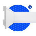 Rodapé Em Poliestireno Frisado 7 Cm Floort