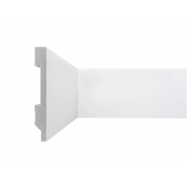Rodapé Em Poliestireno Liso 10 Cm Floort