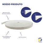 Rodapé Eva Adesivo E Flexível *Guaratuba 3,5cm X 1cm 25 Metro