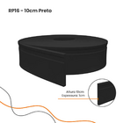Rodapé Eva Autocolante 10cm Rp16 Preto 5 Metros Meurodapé