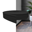 Rodapé Eva Autocolante 7cm Rp16 Preto 10 Metros Meurodapé