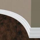 Rodape Eva Autocolante 7cmx1cm Branco 2,35m