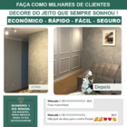 Rodapé Eva Autocolante Flexível 10cm - 39 Metros Ref Rp16