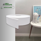 Rodapé Eva Autocolante Flexível 10cm X 1cm - 38 Metros Ref Rp