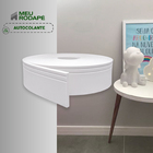Rodapé Eva Autocolante Flexível 10cm X 1cm - 50 Metros Ref Rp