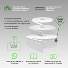 Rodapé Eva Autocolante Flexível 5cm X 1cm - 33 Metros Ref Rp07