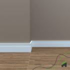 Rodapé Eva Autocolante Flexível 5cm X 1cm - 37,5 Metros Ref R