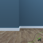 Rodapé Eva Autocolante Flexível 5cm X 1cm - 37,5 Metros Ref R