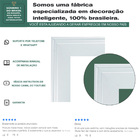 Rodapé Eva Autocolante Flexível 7cm - 47 Metros Ref Rp16