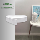 Rodapé Eva Autocolante Flexível 7cm X 1cm - 44 Metros Ref Rp07