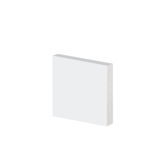 Rodape-guarnição Poliestireno Slim 7x1x225cm 40907 (barra)