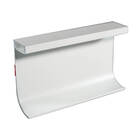 Rodapé Invertido Curvo Lete Em Aluminio Com Aba Para Led 60mm