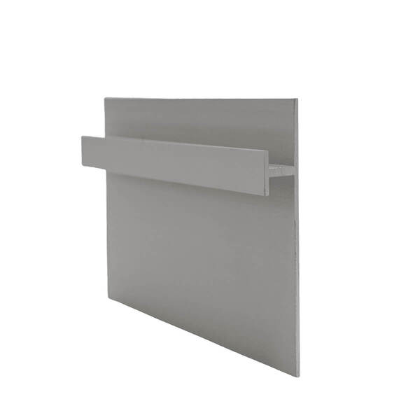 Rodapé Invertido Em Aluminio Com Aba Para Led 62mm X 14mm - H
