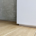 Rodapé Invertido Em Aluminio Com Aba Para Led 62mm X 14mm - H