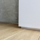 Rodapé Invertido Em Aluminio Com Aba Para Led 62mm X 14mm - H