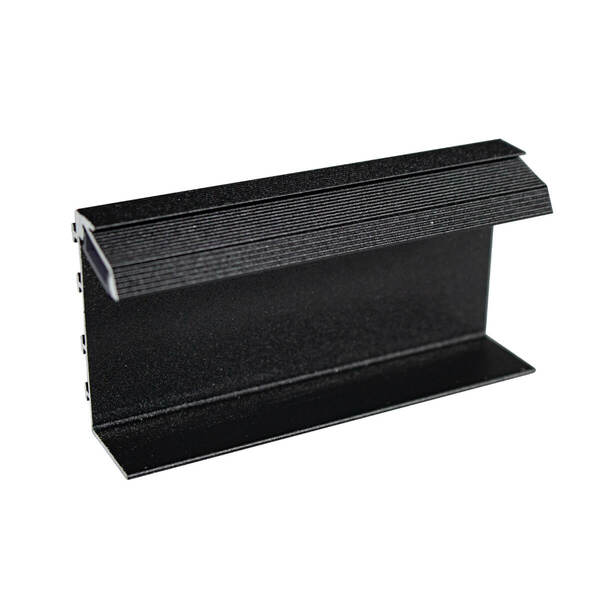 Rodapé Invertido Inclinado Arkas Em Aluminio Com Aba Para Led