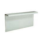 Rodapé Invertido Veles Em Aluminio Com Aba Para Led 50mm X 20