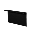 Rodapé Invertido Veles Em Aluminio Sem Aba 50mm X 20mm - Home