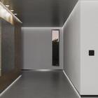 Rodapé Invertido Vytis Em Aluminio Com Aba Para Led 62mm X 13