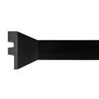 Rodapé Liso 3cm Em Poliestireno Floort Preto