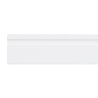 Rodapé Madefibra Ultra Laqueado Branco 9,5x240cm Artens