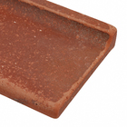 Rodapé Cerâmica Marrom Escuro 11x23cm Lepri