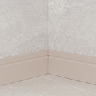 Rodapé MDF Revestido Frisado Capucino 240x10cm Moldurama