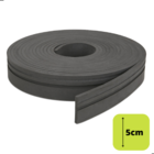 Rodapé Moldura Autocolante Eva Flexível 5cm 10 Metros Cinza 5