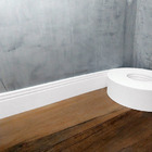 Rodapé Moldura Autocolante Flexível 7cm - 10 Metros