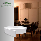 Rodapé Moldura Flexível Autocolante 7cm - 50 Metros + Brinde