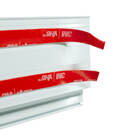 Rodapé Orion Autocolante Com Friso Para Difusor Led  Em Alumi